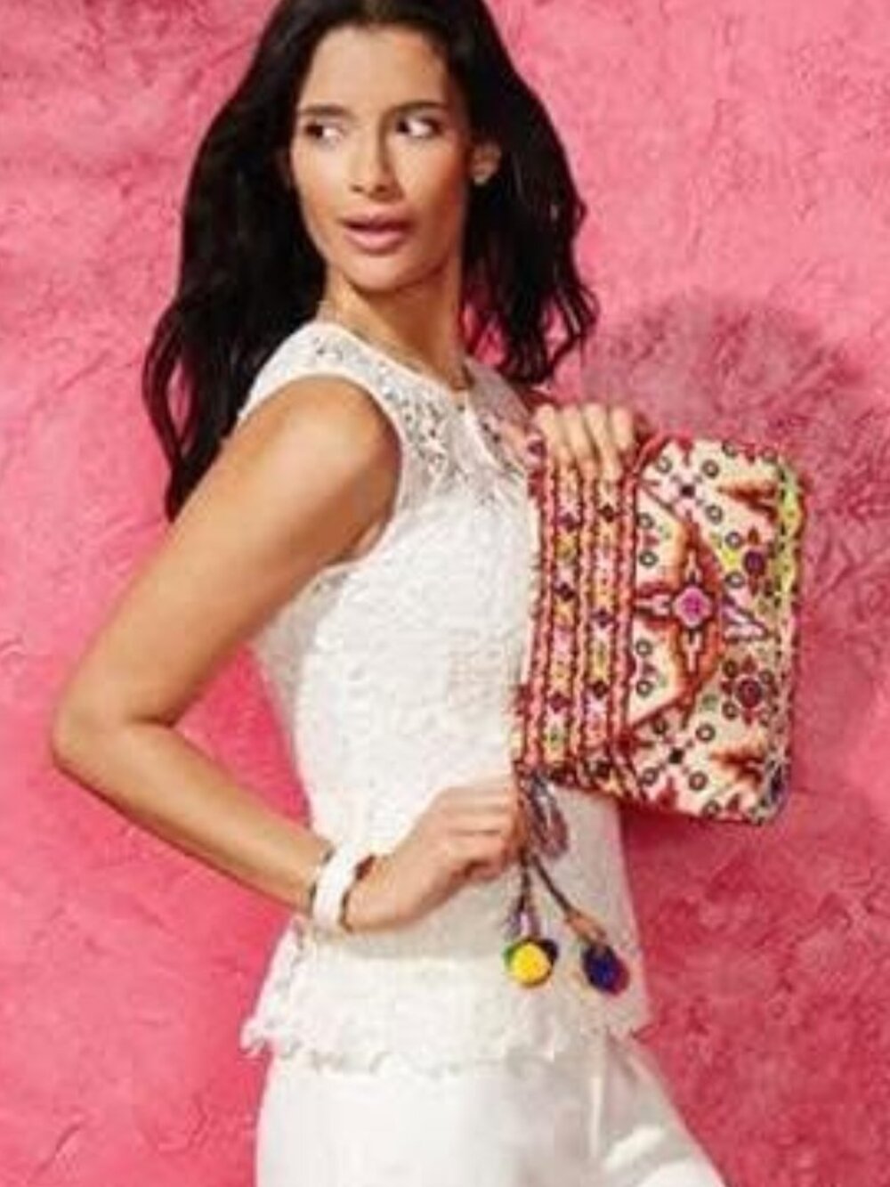 CAbi St. Barth's Boho Clutch